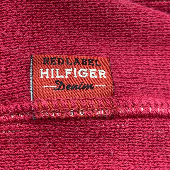 Red Label Denim Tommy Hilfiger Pullover Cotton Sweater Long Sleeves Crewneck - Picture 6 of 7